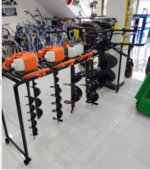 earth auger s on stand