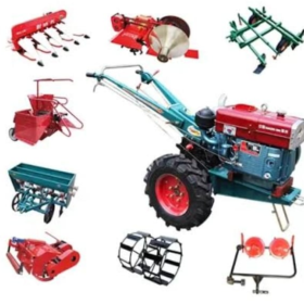 Walking Tractor 12HP Diesel With Rotavator & seat 4