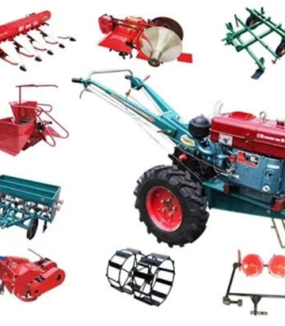 Walking Tractor 12HP Diesel With Rotavator & seat 4