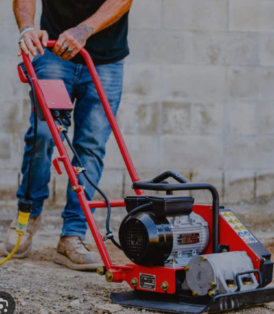 Compactor Plate With Motor