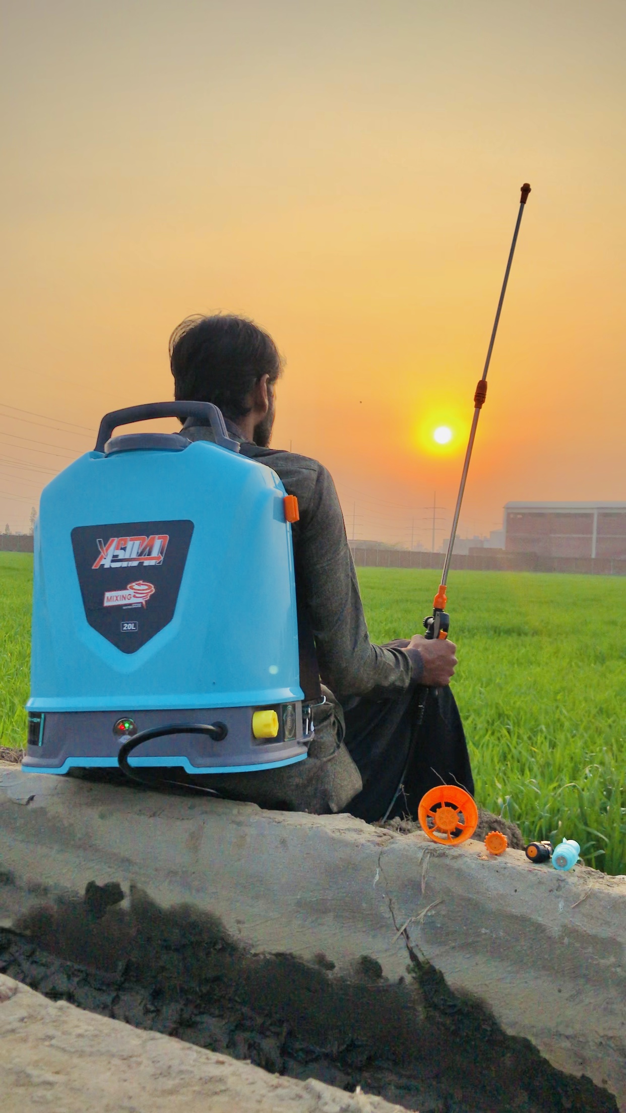 Yasman Knapsack Electric Spray Machine Double Pump