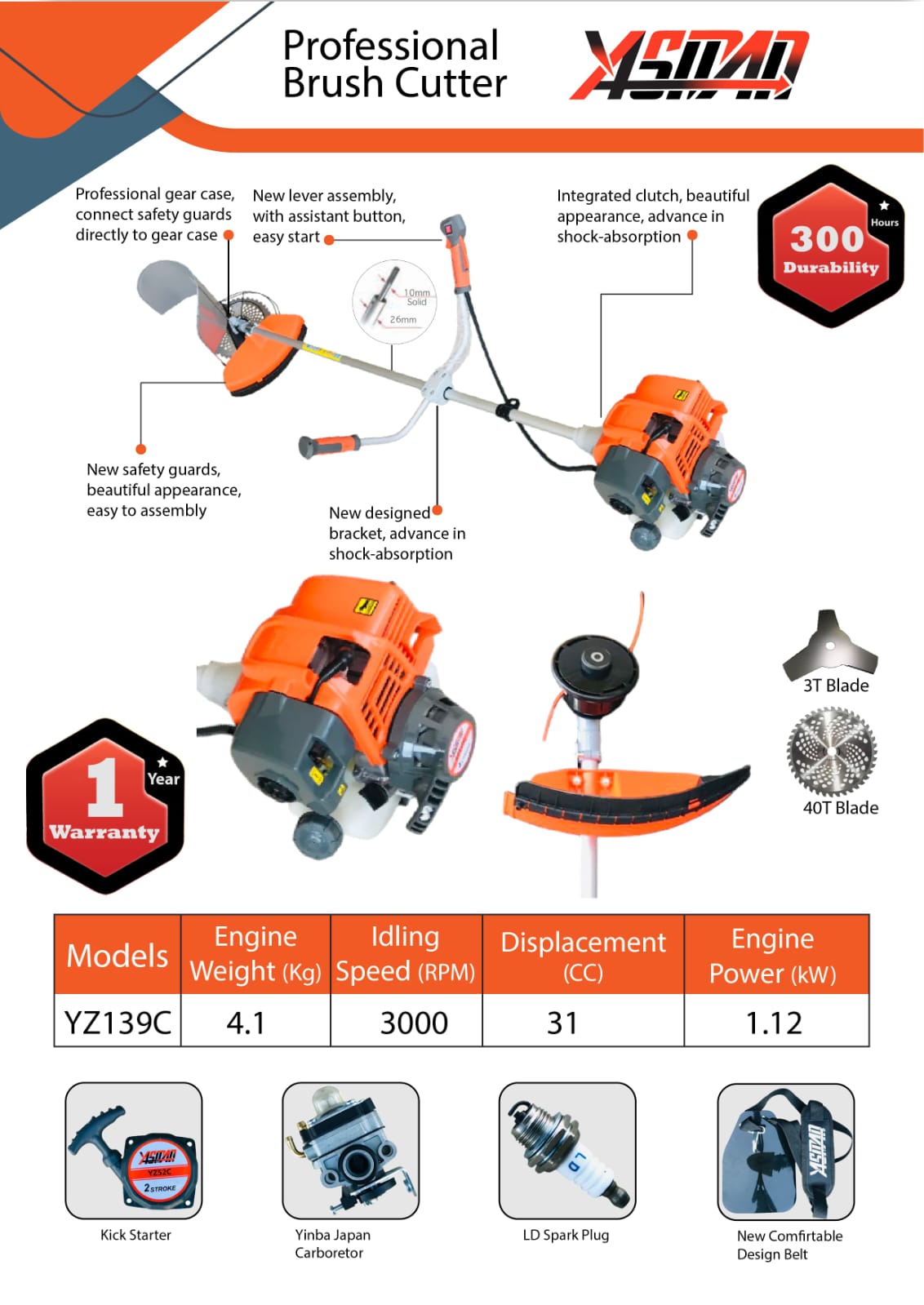 Yasman Brush Cutter 4 Strok - Image 12
