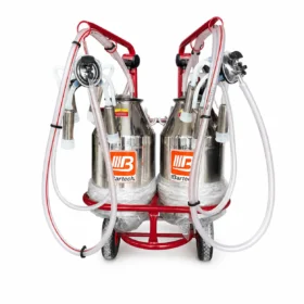 Bartech Milking Machine Double Bucket Double Cluster 40Ltr
